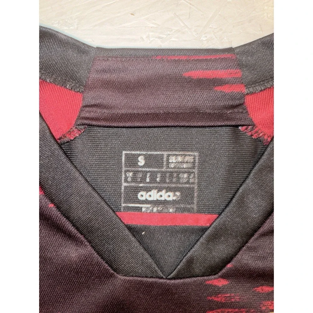 Germany Jersey Away Football Shirt 2022 - 23 Red Adidas Trikot Mens Size S Slim